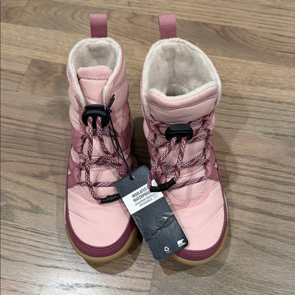 Sorel Snow Boots Pink Waterproof Winter Boots - Picture 2 of 7